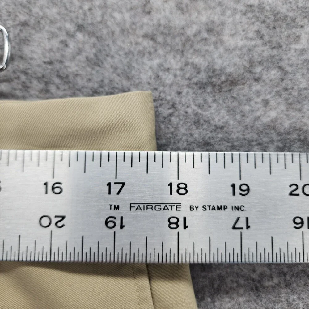 Slazenger Golf Shorts Mens 34 Khaki Chino Mid Rise